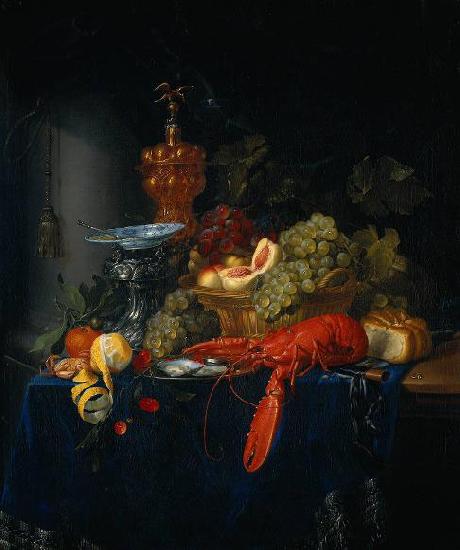 Pieter de Ring Still Life with a Golden Goblet oil painting image